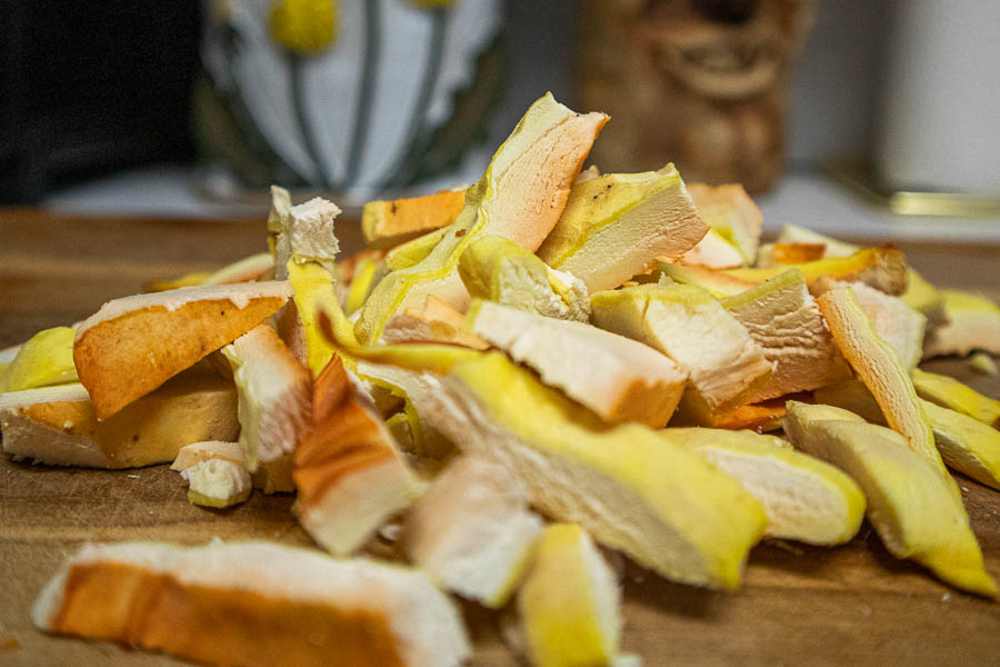 Chicken of the woods slices