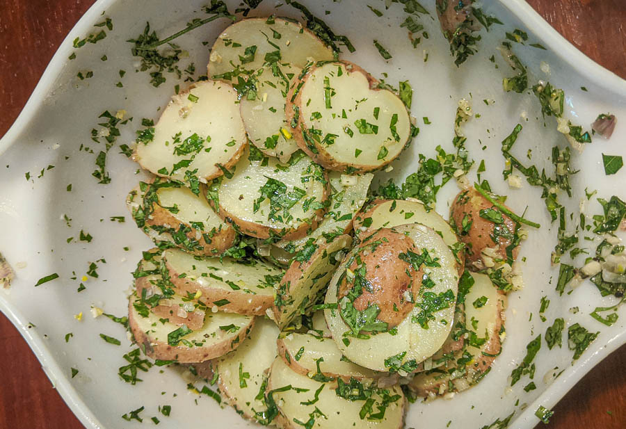 Ground Ivy Potato Salad