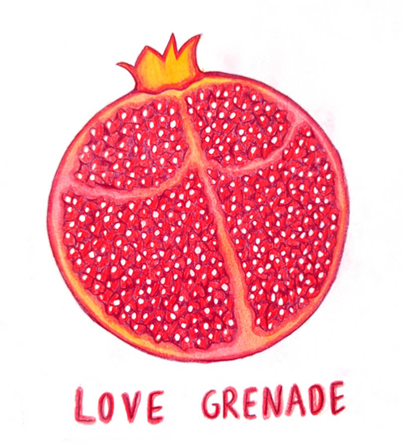 Pomegranate Love Grenade
